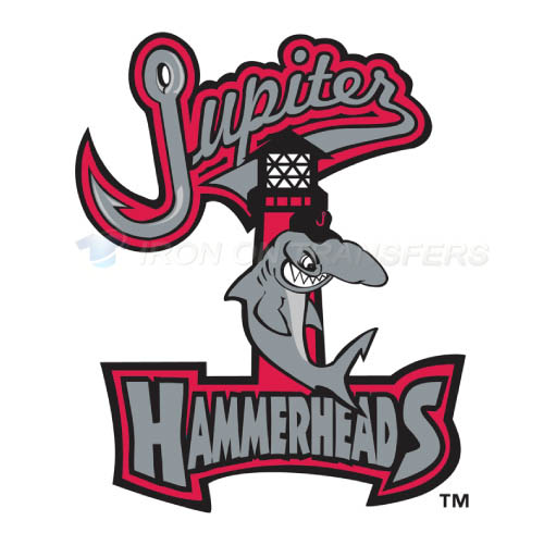 Jupiter Hammerheads Iron-on Stickers (Heat Transfers)NO.7910